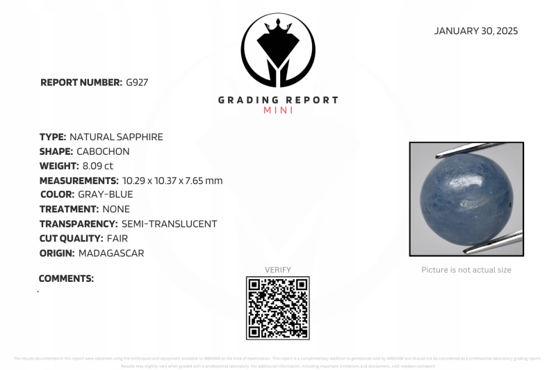 Naturalny-Szafir-8-09ct-Niebieski-Kaboszon-Madagaskar-eCertyfikat-WBD-Kod-producenta-WBD-G927.jpg
